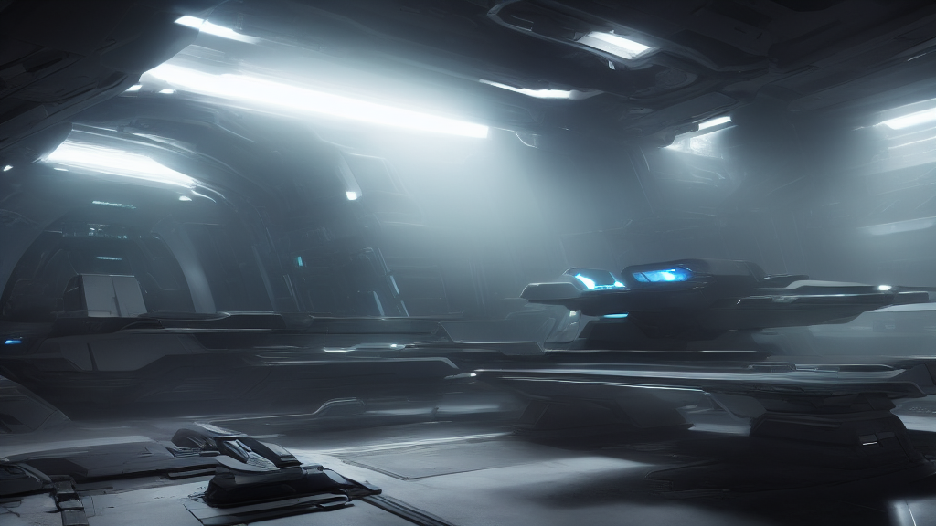 Abstract cinematic futuristic command center lighting (no text)